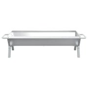 Taca na Grill Ze Stali Nierdzewnej Srebrna 118x42x30,5 cm Vidaxl