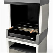 Tuozi - Grill Murowany Na Drewno I Węgiel Model Kitaway Otte (szary/biały - 84 X 63 X 206 Cm) Nr ref.: T00170