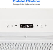 MEDION Smart Split Klimatyzator do przyczepy kempingowej P502 (5000 BTU, 3 w 1, chłodzenie, osuszanie, wentylator, do 12 m², idealny do przyczep kempingowych, kamperów, tryb nocny, WiFi, aplikacja, MD 37735)