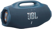 JBL Boombox 4, przenośny głośnik Bluetooth, dźwięk JBL Pro, wzmocnienie dźwięku AI, wodoodporność i pyłoszczelność IP68, 34 godziny pracy na baterii, Auracast, 2 ustawienia wzmocnienia basów, czarny