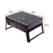 Przenośny składany grill węglowy BBQ 35x27x20cm