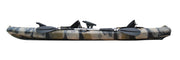 2026 BKC TK181 3,9 m tandemowy kajak wędkarski dla 2 osób z wyściełanymi siedzeniami i wiosłami