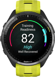 Smartwatch Garmin Forerunner 965 dla biegaczy | 23 dni pracy na baterii w trybie smartwatcha z kolorowym wyświetlaczem i ekranem dotykowym Amoled | Wbudowane mapy i wskaźniki treningowe