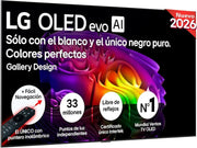 LG OLED65C54LA - Telewizor 65", OLED EVO 4K, Smart TV AI C5, WebOS 25, Super Upscaling, Dolby Vision i Dolby Atmos, AMD FreeSync, Alexa/Asystent Google, Czarny