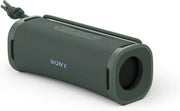 Sony ULT Field 5, potężny przenośny głośnik Bluetooth, bateria 25 godzin, 2 tryby dźwięku ULT Power Sound, wodoodporny i pyłoszczelny, światła 360 stopni, odpinany pasek na ramię, kompaktowy, czarny