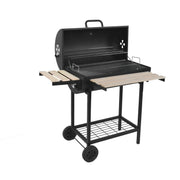 Grill węglowy i wędzarnia Red Deco Outdoor Kentucky czarny