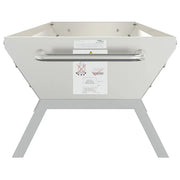Taca na Grill Ze Stali Nierdzewnej Srebrna 118x42x30,5 cm Vidaxl