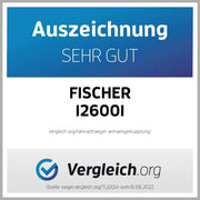 Fischer 126001 Bagażnik, Czarny, Na 2 Rowery