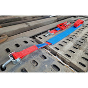 Pas do lawety 5T 50mm z ochraniczem haki obrotowe