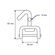 Hak obrotowy 3000kg