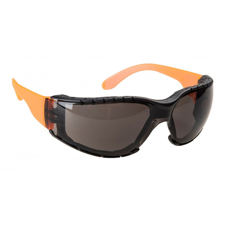 Okulary BHP przyciemniane ochrona UV 99% CE