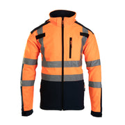 Kurtka robocza softshell BHP ostrzegawczy zółty