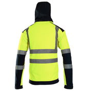 Kurtka robocza softshell BHP ostrzegawczy zółty