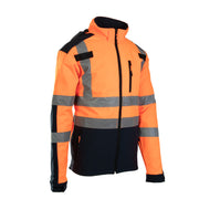 Kurtka robocza softshell BHP ostrzegawczy zółty