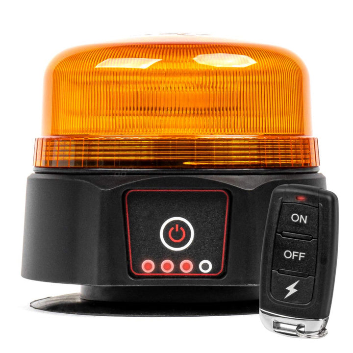 Lampa ostrzegawcza LED bezprzewodowa z pilotem