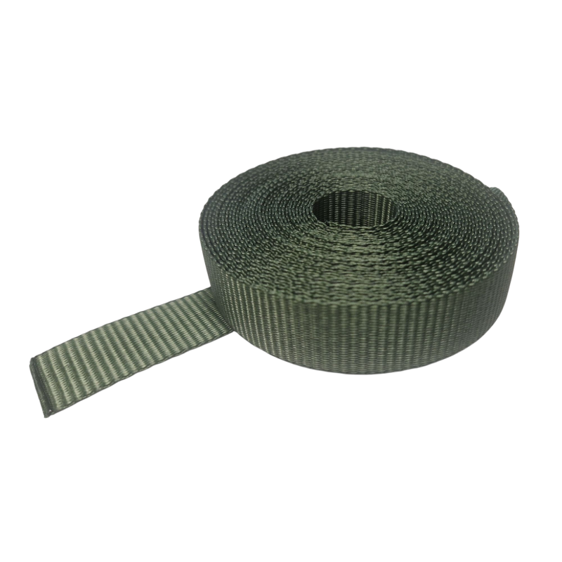 TAŚMA WOJSKOWA 25MM CIEMNY ZIELONY